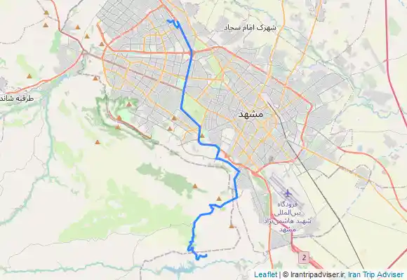 ترک جی پی اس مسیر سنگ هفت حوض