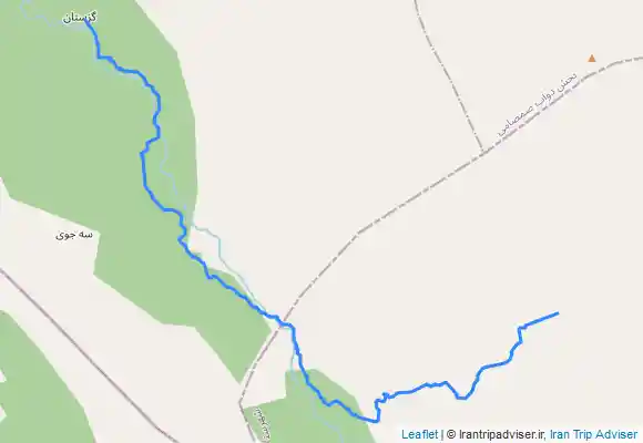 ترک جی پی اس Zarde Lime waterfall - Khoda-Afarin bridge آبشار زردلیمه تا پل خداآفرین