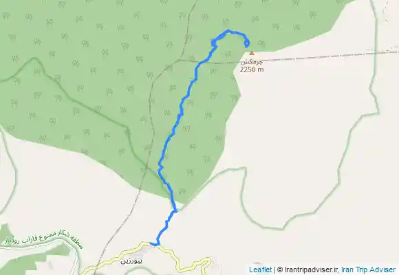 ترک جی پی اس قله چرمکش