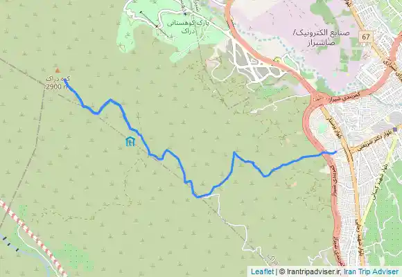ترک جی پی اس قله دراک از مسیر دره موسوی