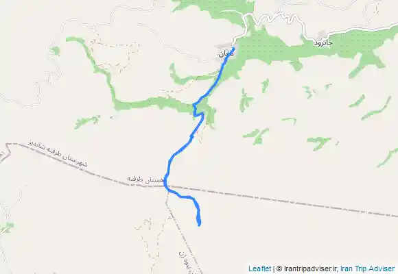 ترک جی پی اس قله مغان و دوشاخ