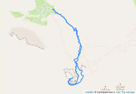 ترک جی پی اس قله گل اندام from Īrā