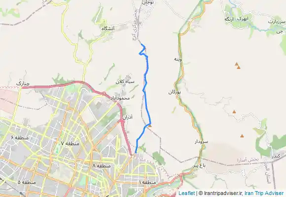 ترک جی پی اس قله بیجی - پناهگاه سهرابی - قله دوبرار