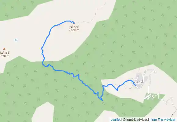 ترک جی پی اس قله ارفه