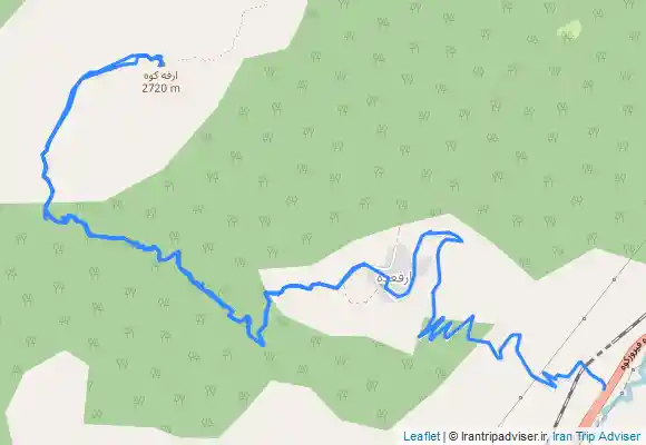 ترک جی پی اس صعود قله ارفه کوه