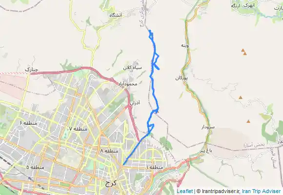 ترک جی پی اس خطالراس بیجی تا دوبرار