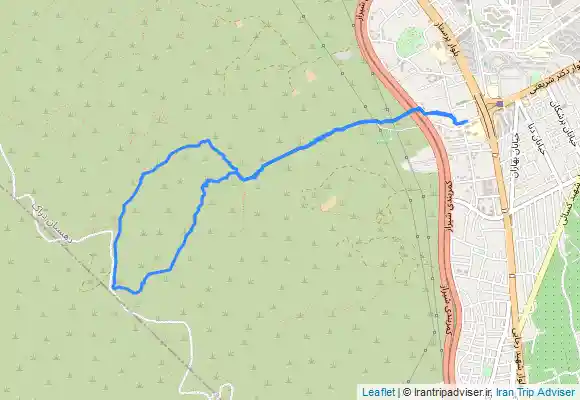 ترک جی پی اس شیراز کوه دراک پناهگاه غدیریه