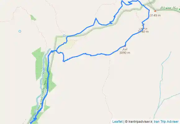 ترک جی پی اس قلل اندار و پرسون از روستای افجه