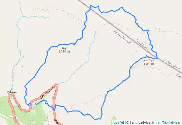 ترک جی پی اس صعود زمستانی قله های اوزنه ( لانه عقاب ) و قله سر استخر منطقه مبارک آباد