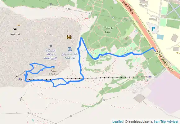 ترک جی پی اس Sofeh masir telecabin