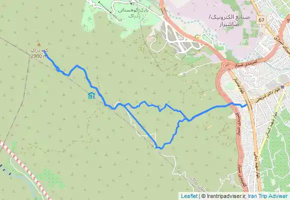 ترک جی پی اس تمرین قله دراک Training mount derak