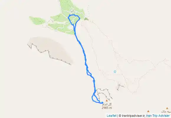 ترک جی پی اس قله گل اندام