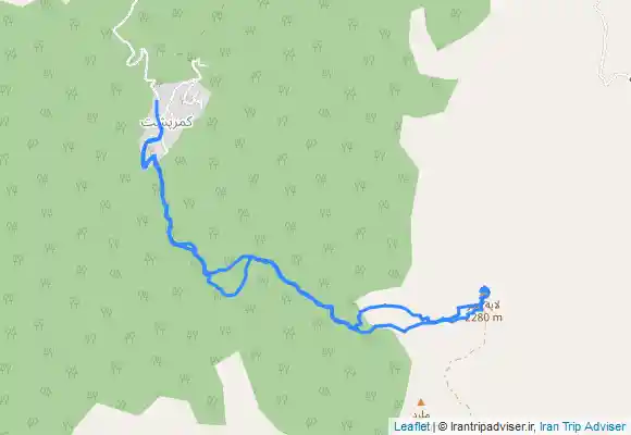 ترک جی پی اس قله عباسعلی سوادکوه