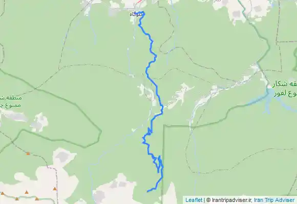 ترک جی پی اس آبشار دوقلو گلیران بندپی شرقی