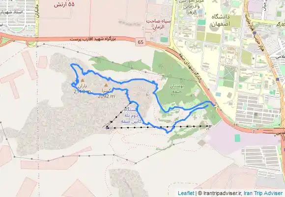 ترک جی پی اس دور کوه صفه