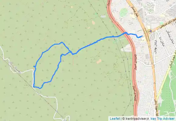 ترک جی پی اس کوه دراک پناهگاه غدیریه