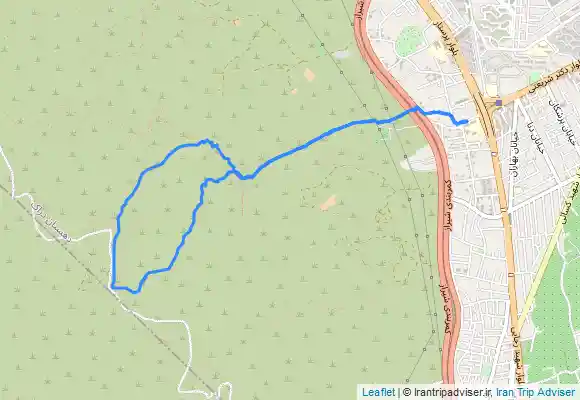 ترک جی پی اس تمرین ، کوه دراک پناهگاه غدیریه