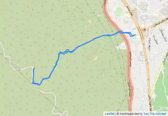 ترک جی پی اس تمرین ، کوه دراک پناهگاه غدیریه