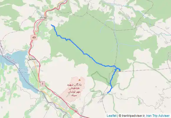 ترک جی پی اس صعود خط الراسی ۵ قله : آسمانسرا،سردگاه،شیرخند،بزبره و چرمکش