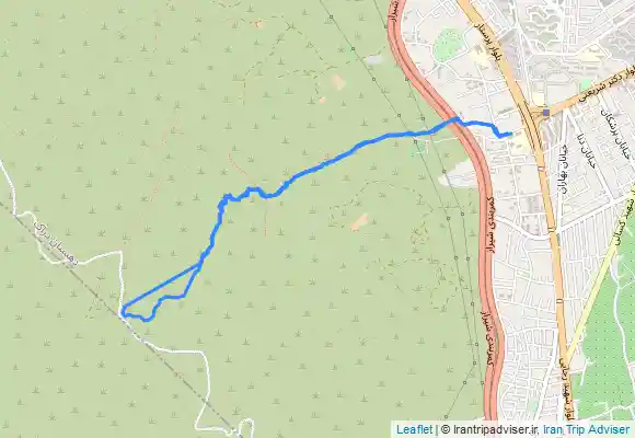 ترک جی پی اس کوه دراک پناهگاه غدیریه