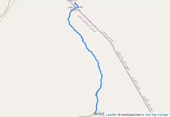 ترک جی پی اس قله بلقیس بام استان زنجان