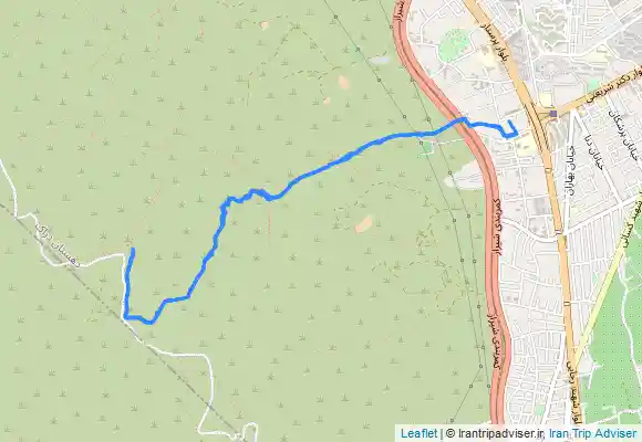 ترک جی پی اس تمرین کوه دراک پناهگاه غدیریه