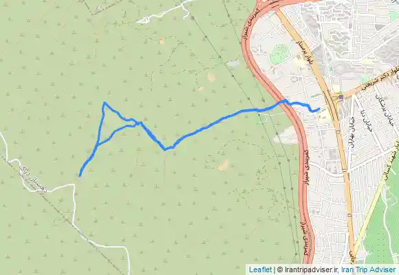 ترک جی پی اس تمرین ، کوه دراک پناهگاه غدیریه