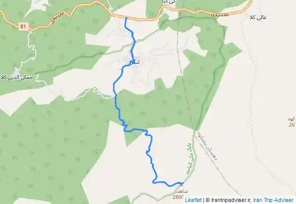 ترک جی پی اس صعود به قله شاهدژ