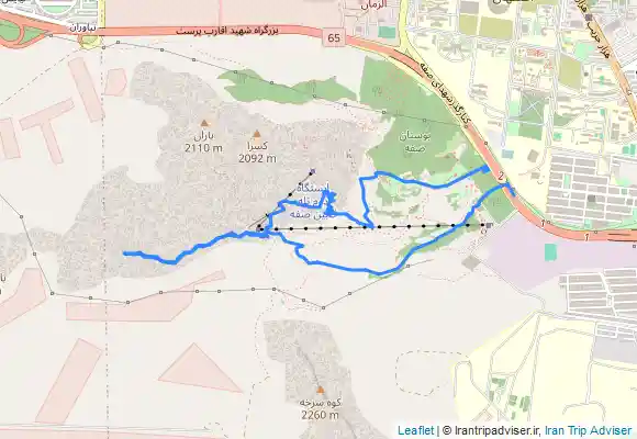 ترک جی پی اس صعود به قله کبوتر صفه کاپرا