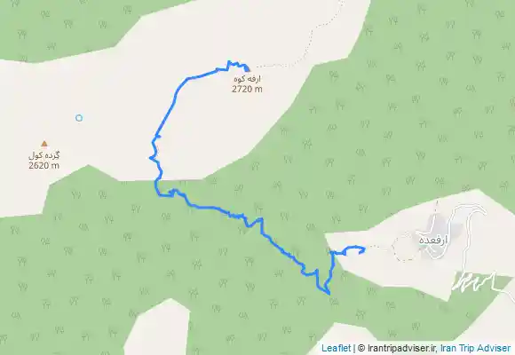 ترک جی پی اس ارفع کوه