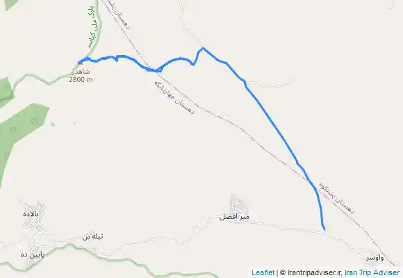 ترک جی پی اس قله شاهدژ