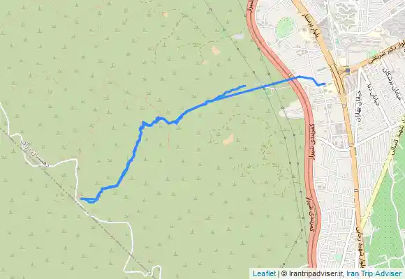 ترک جی پی اس تمرین، شیراز کوه دراک پناهگاه غدیریه