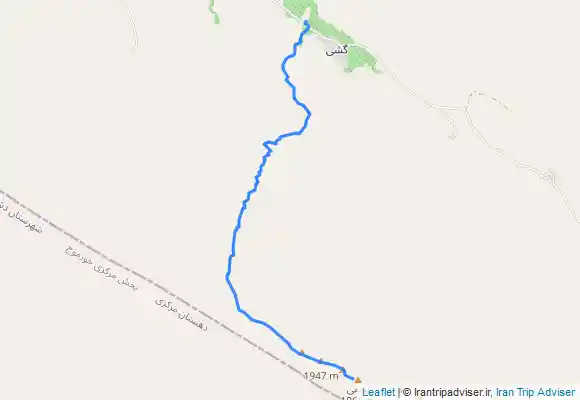 ترک جی پی اس چکاد پازنان از رشته کوه بیرمی استان بوشهر