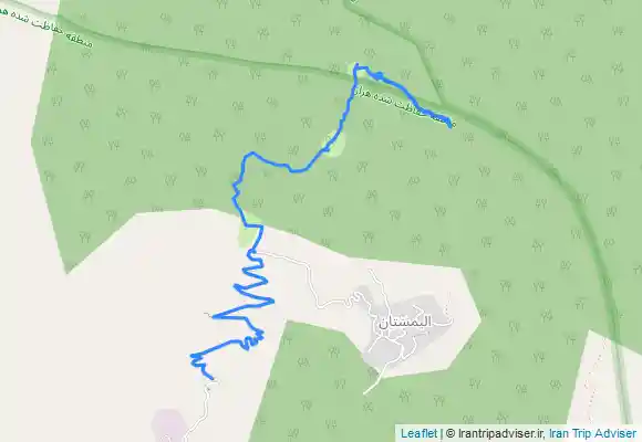 ترک جی پی اس رکابزنی از روستای لهاش آمل تا الیمستان کوهپیمایی تا دشت ۲ الیمستان