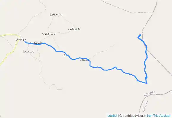 ترک جی پی اس قله هزار از مسیر باب زنگی