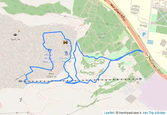 ترک جی پی اس صعود ایمن به قله کوه صفه