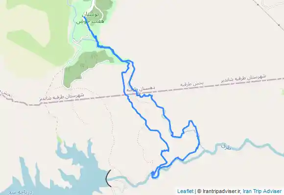 ترک جی پی اس دره هفت حوض تا سد