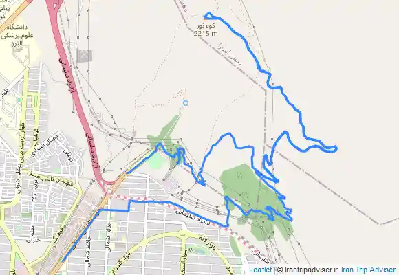 ترک جی پی اس صعود به قله بیجی با دوچرخه در هوایی خنک و تمیز