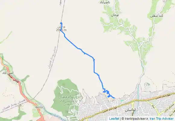 ترک جی پی اس قله ورجین لواسان