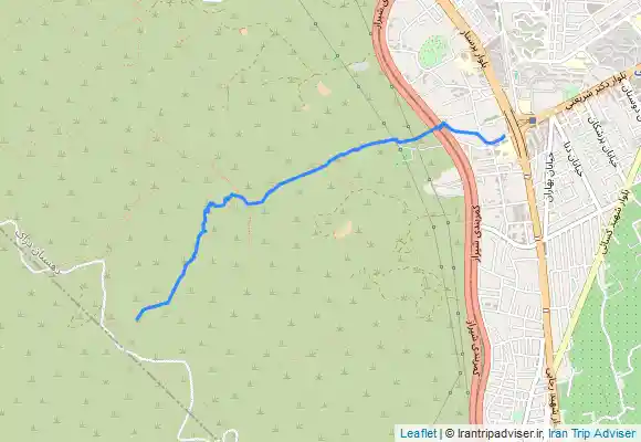 ترک جی پی اس کوه دراک پناهگاه غدیریه