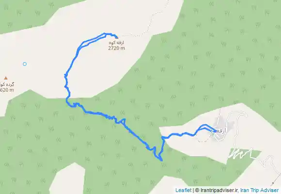 ترک جی پی اس ارفع کوه