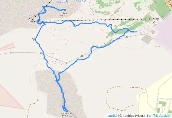 ترک جی پی اس پارکینگ به سرخه و از سرخه به صفه و بلعکس