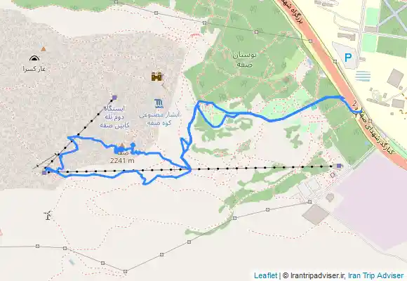 ترک جی پی اس قله صفه