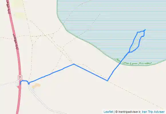 ترک جی پی اس دریاچه حوض سلطان