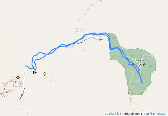 ترک جی پی اس مسیر پیاده خالد نبی