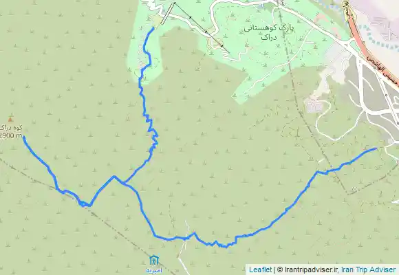 ترک جی پی اس قله دراک