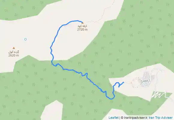 ترک جی پی اس قله ارفع کوه