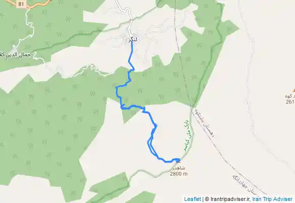 ترک جی پی اس صعود به قله شاهدژ