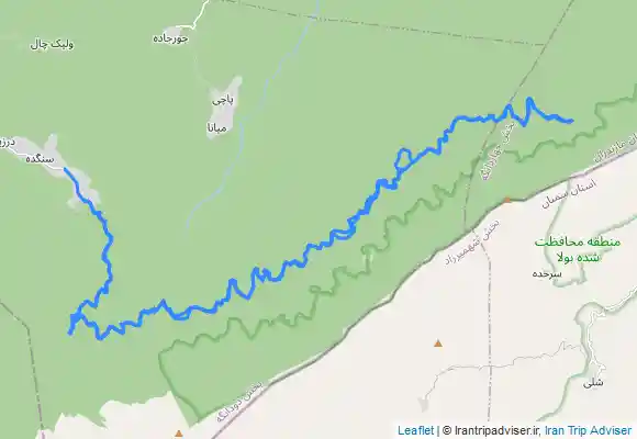 ترک جی پی اس روستای سنگده به آبشار اوبِن
