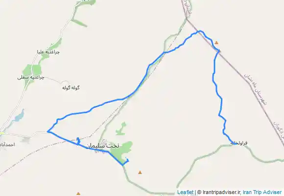 ترک جی پی اس قله بلقيس - تخت سليمان - زندان سليمان